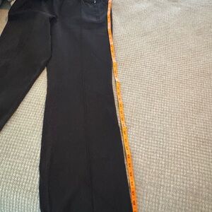 Classic Black Straight Leg Women's Pants